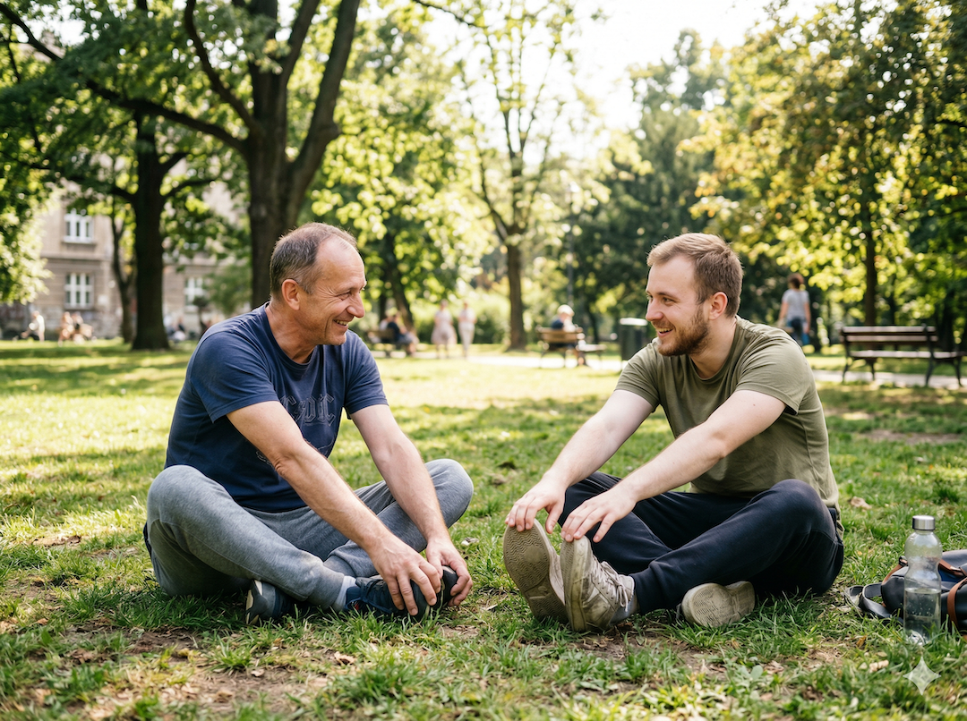 Ślady stóp na piasku jako symbol wzorca zostawianego dzieciom