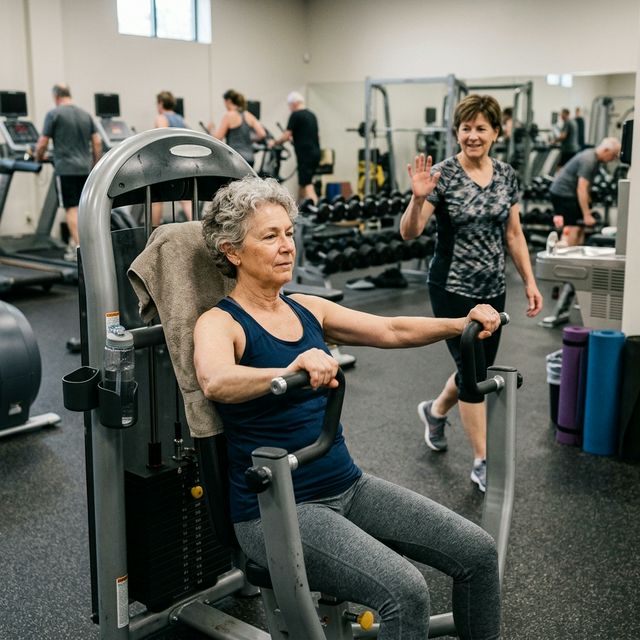 Poczucie wspólnoty na siłowni, uśmiechy i życzliwość