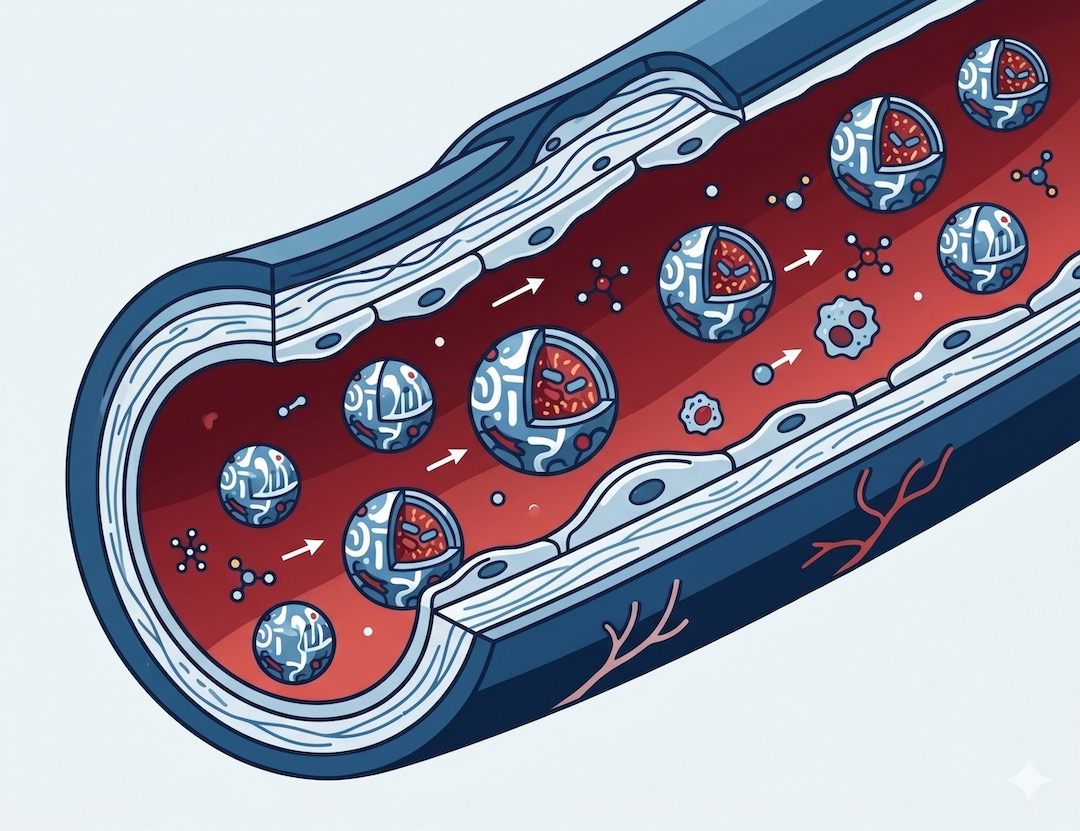Grafika DNA z symbolem serca — Lp(a) jako genetyczny marker ryzyka