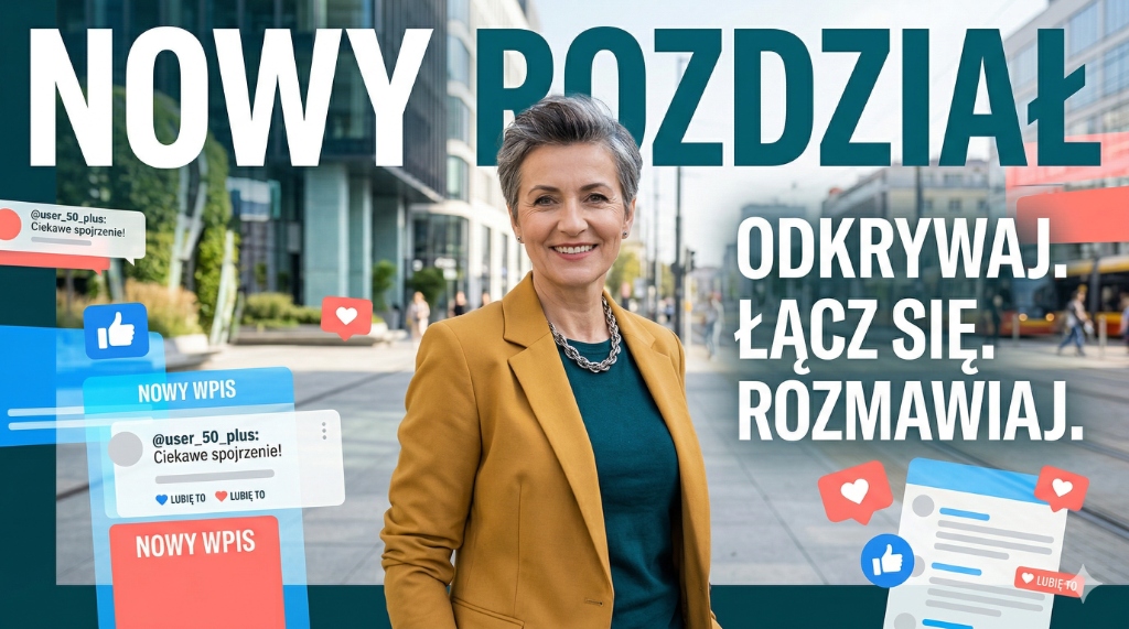 Nowy Rozdział - Media społecznościowe po 50-tce