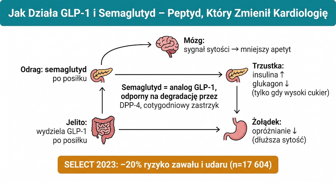 Semaglutyd (GLP-1): jak peptydy zmieniły kardiologię