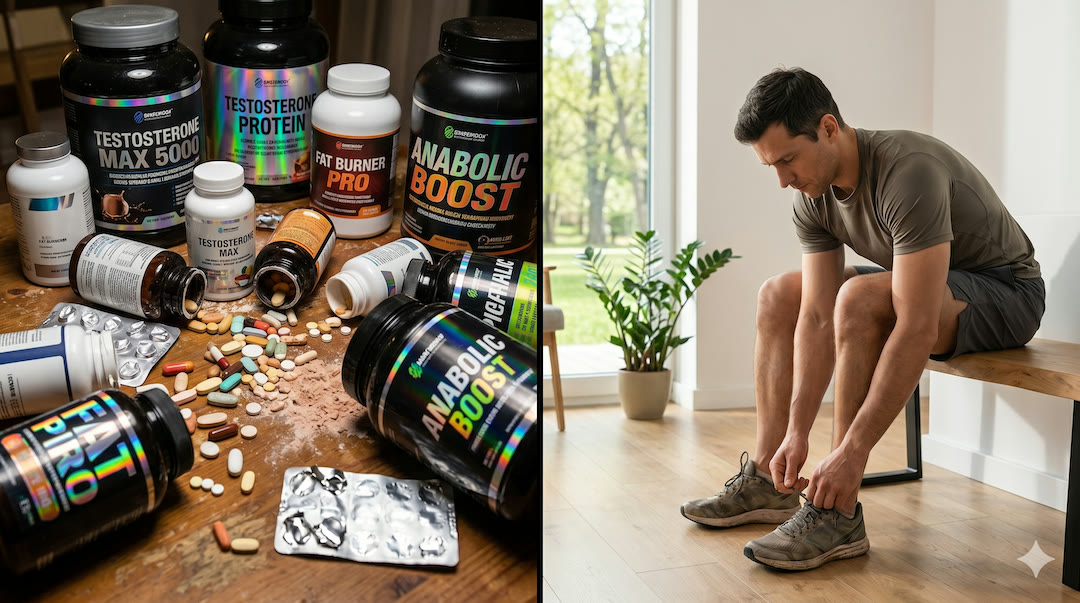 Porównanie suplementów i codziennego stylu życia