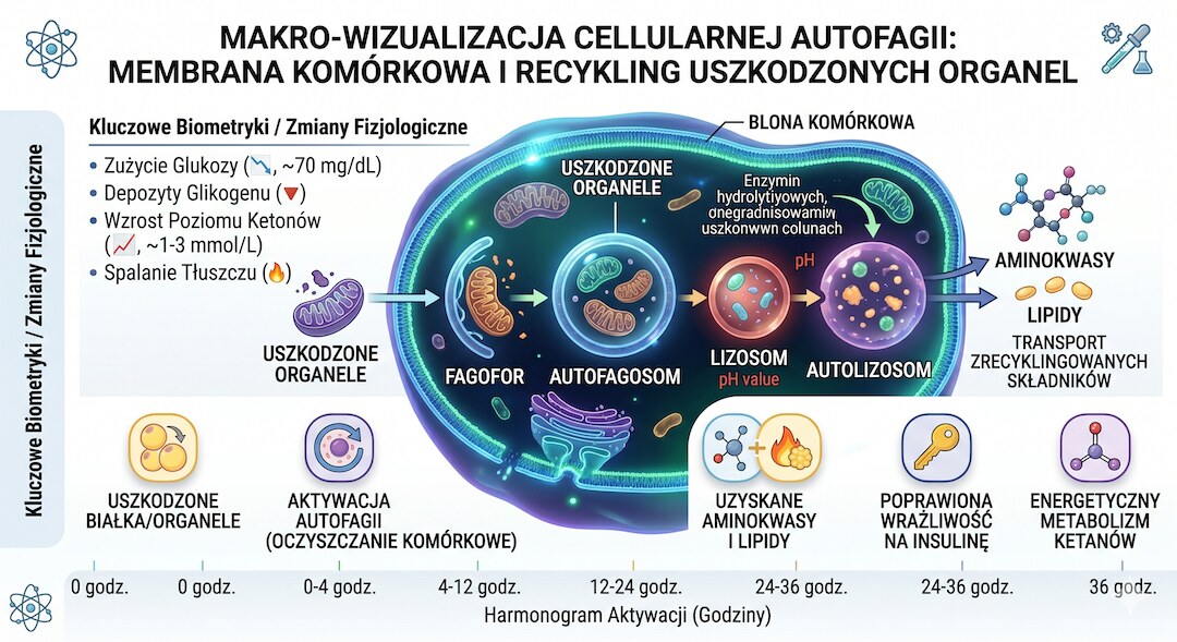 Infografika pokazująca optymalny timing spożycia kreatyny i białka w oknie po-treningowym