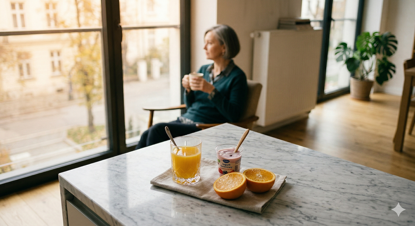 Blat kuchenny z sokiem pomarańczowym, jogurtem owocowym i całą pomarańczą — porównanie zawartości cukru